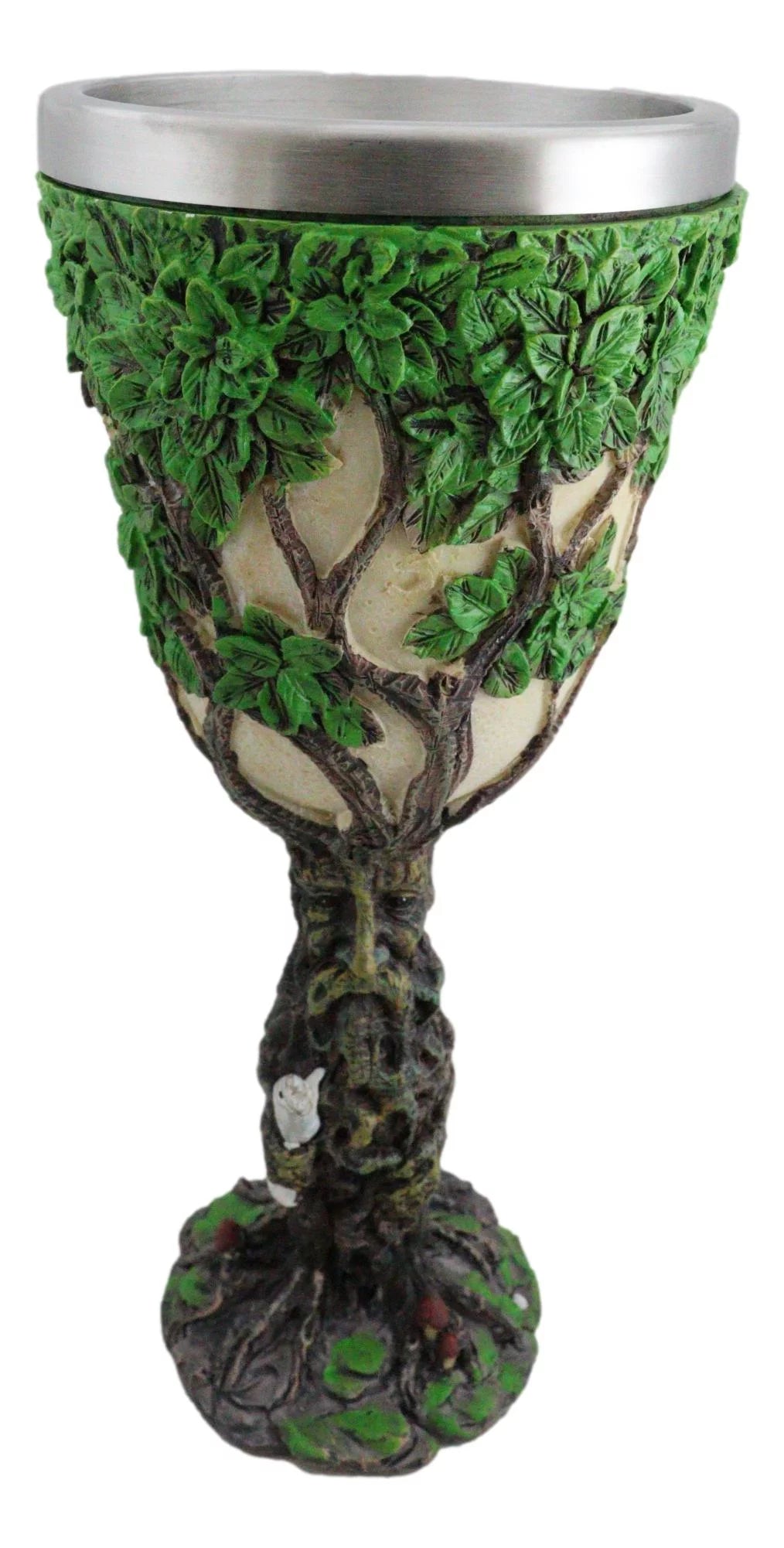 Greenman Tree Of Life Wine Goblet Chalice Cup 6oz Q278950