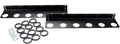 Black Powder Coated Steel Wall Mounted Tool Rack Pack of 2 W963