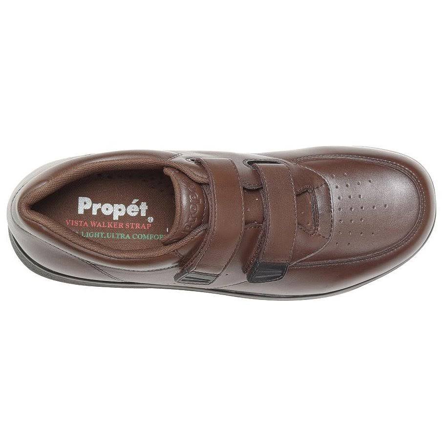 Brown Strap Walker Shoes Z113626
