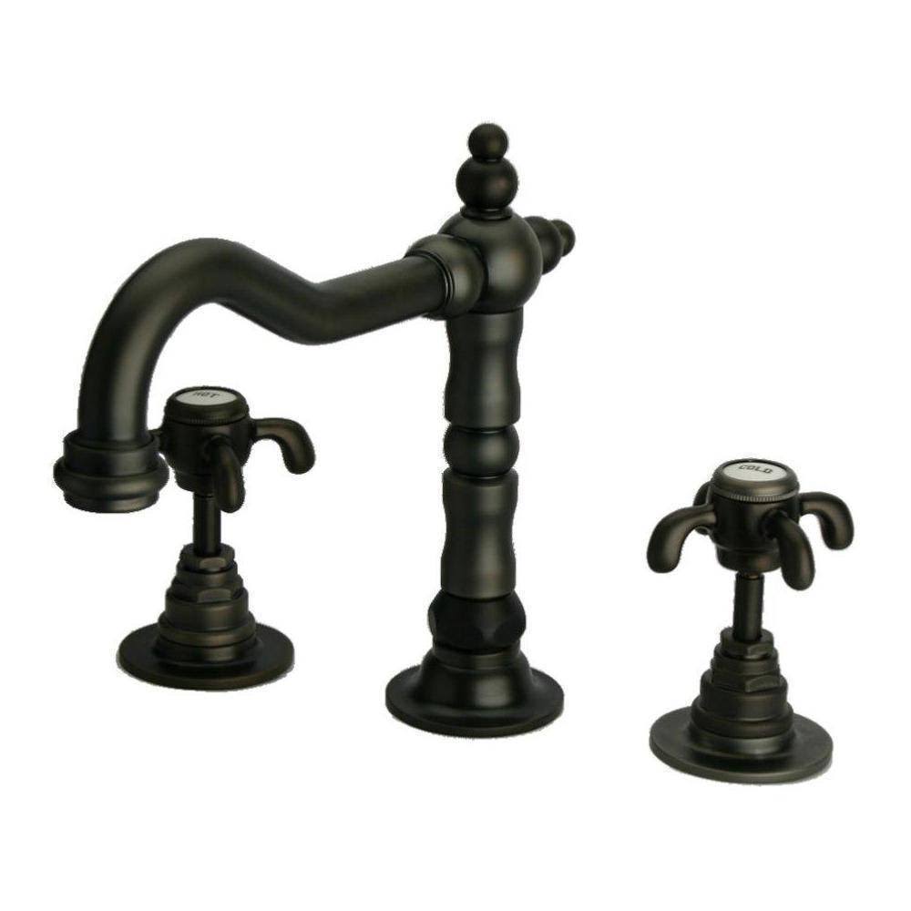 Tuscan Bronze Lavatory Faucet with Cross Handles C79614