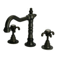 Tuscan Bronze Lavatory Faucet with Cross Handles C79614