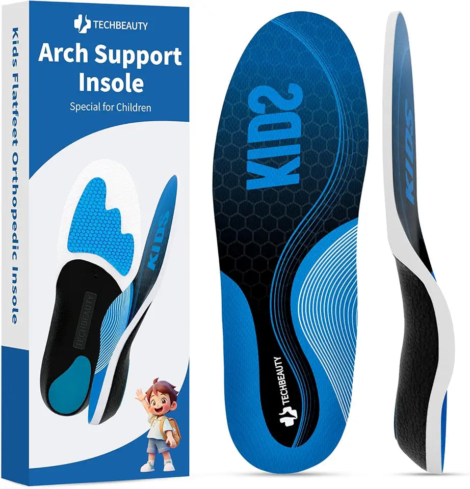 Kids Orthotic Arch Support Shoe Insoles with Deep Heel Cup O136