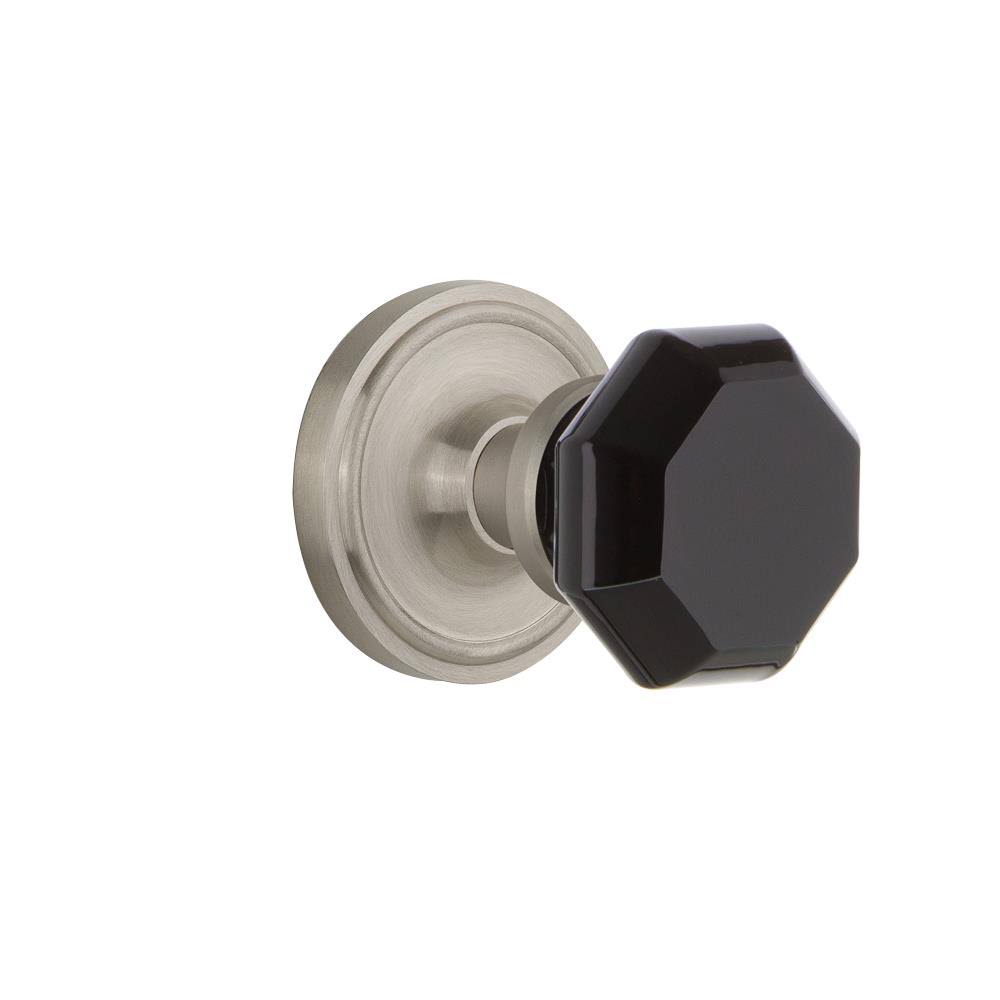 Black Interior Mortise Door Knob W819922