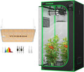 36"x36"x72" Mylar Grow Tent with LED Grow Light T5091