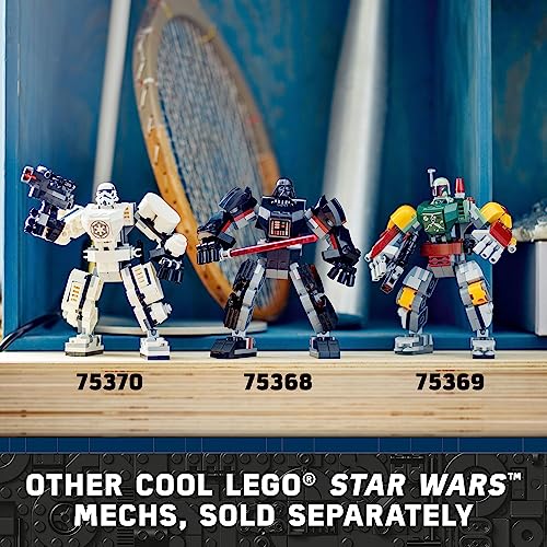LEGO Star Wars Boba Fett Mech Buildable Action Figure with Shield, Stud Blaster and Jetpack B659151