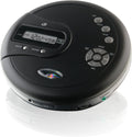 Portable CD Player with FM Radio and Stereo Earbuds Black Pack of 2 M20946