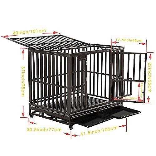 Heavy Duty Metal Dog Crate O95743