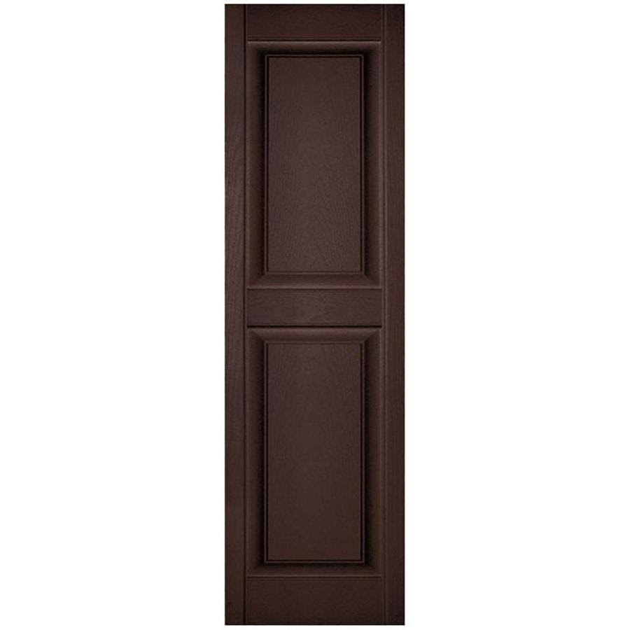 12 inch x 36 inch Vinyl Raised Panel Shutters X72532