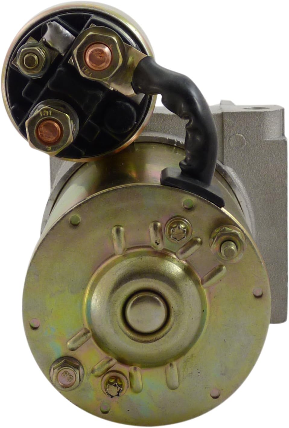 Mini Starter 1.7KW 3HP 168 Tooth Gear Reduction 10 lbs Includes Mounting Hardware Pack of 2 A1115