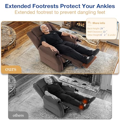 Grey Power Lift Recliner with Massage and Heat I780