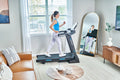 Foldable Treadmill with Cushioned Deck Y8110