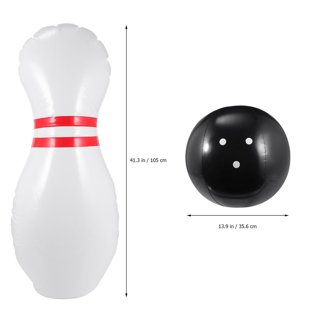Inflatable Bowling Set Indoor Outdoor Game P800417