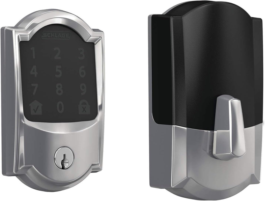 Bright Chrome Smart WiFi Deadbolt L30817