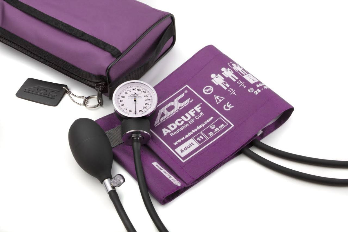 Purple Adult Aneroid Sphygmomanometer I3206