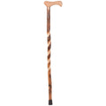 37 Twisted Hickory Walking Cane T297