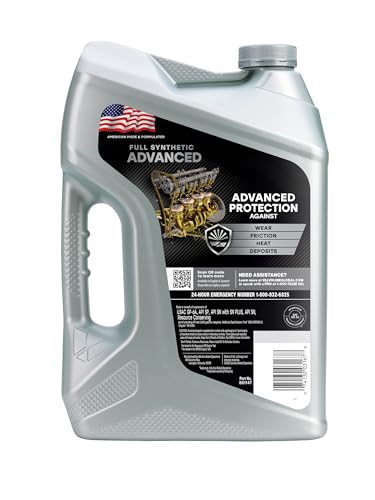 Advanced Full Synthetic SAE 0W-20 Motor Oil 5 QT N95233