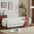 Caramel Brown 82 Inches Boucle 3-Seater Sofa G156