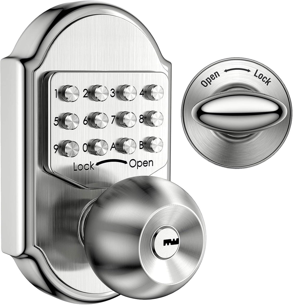 Mechanical Stainless Steel Digital Code Keypad Door Lock Deadbolt Y886
