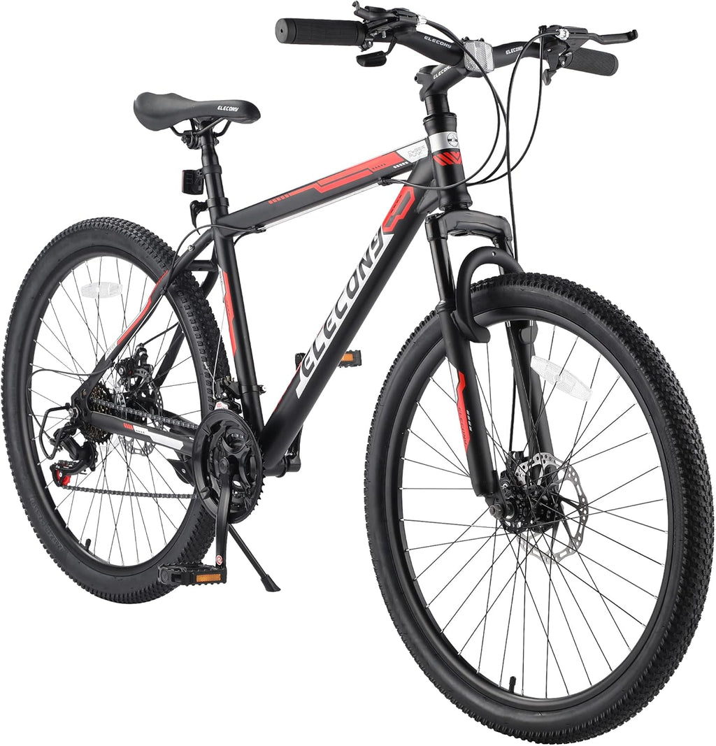 26/27.5/29 Inch Mountain Bike, Shimano 21 Speeds, Mechanical Disc Brakes, Aluminum/High-Carbon Steel Frame K456
