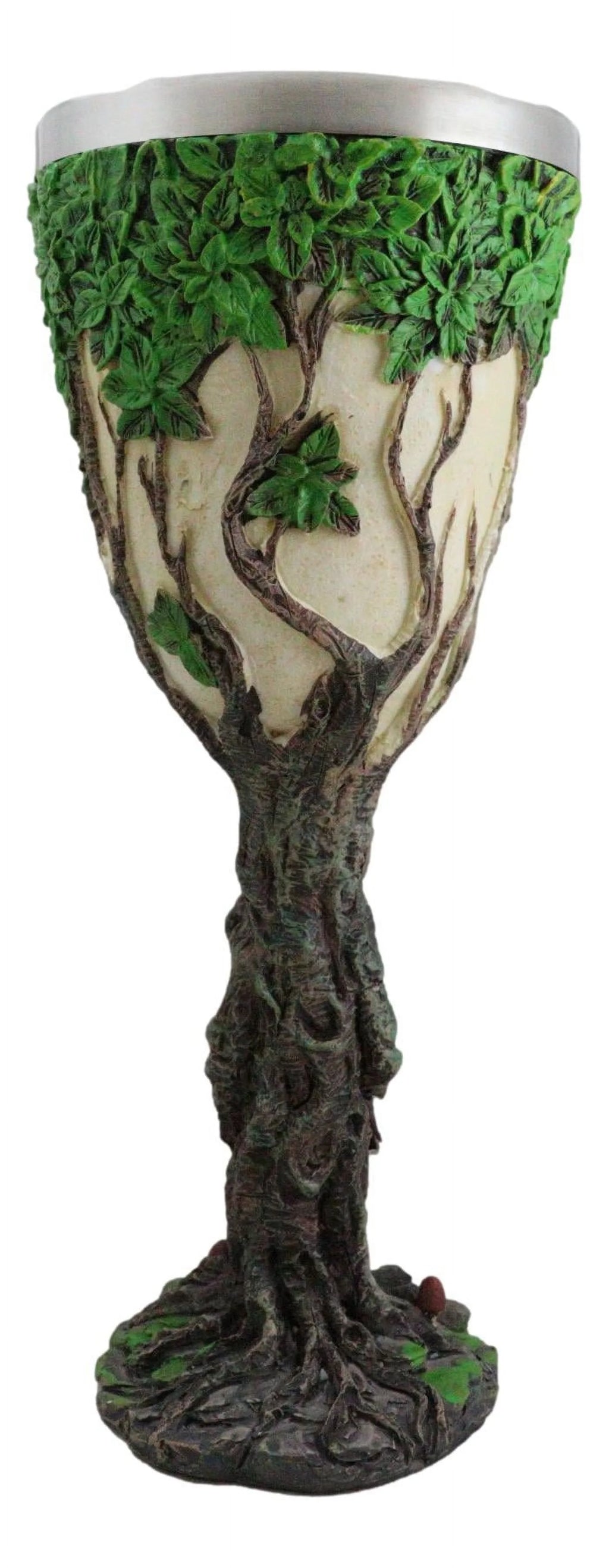 Greenman Tree Of Life Wine Goblet Chalice Cup 6oz Q278950