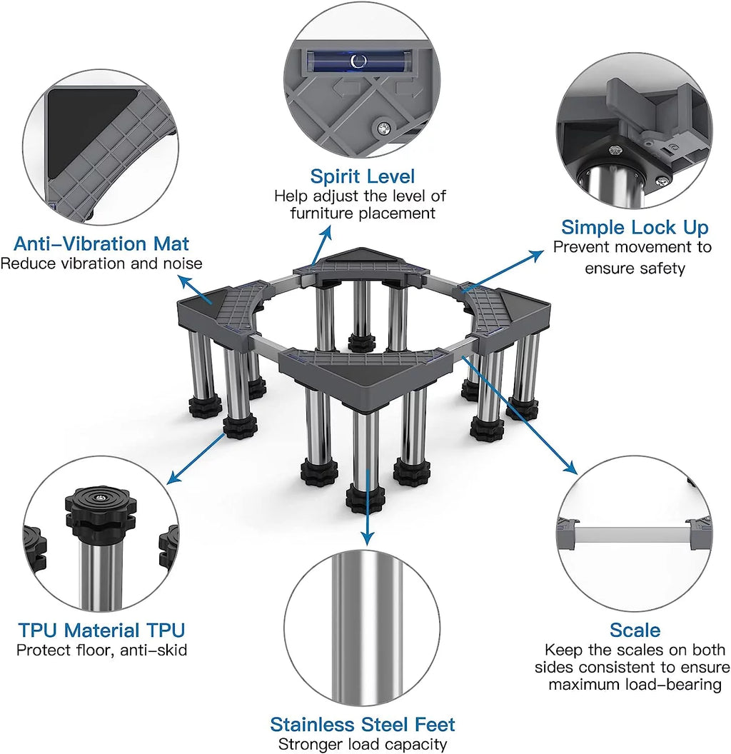 Adjustable Heavy Duty Fridge Stand W174