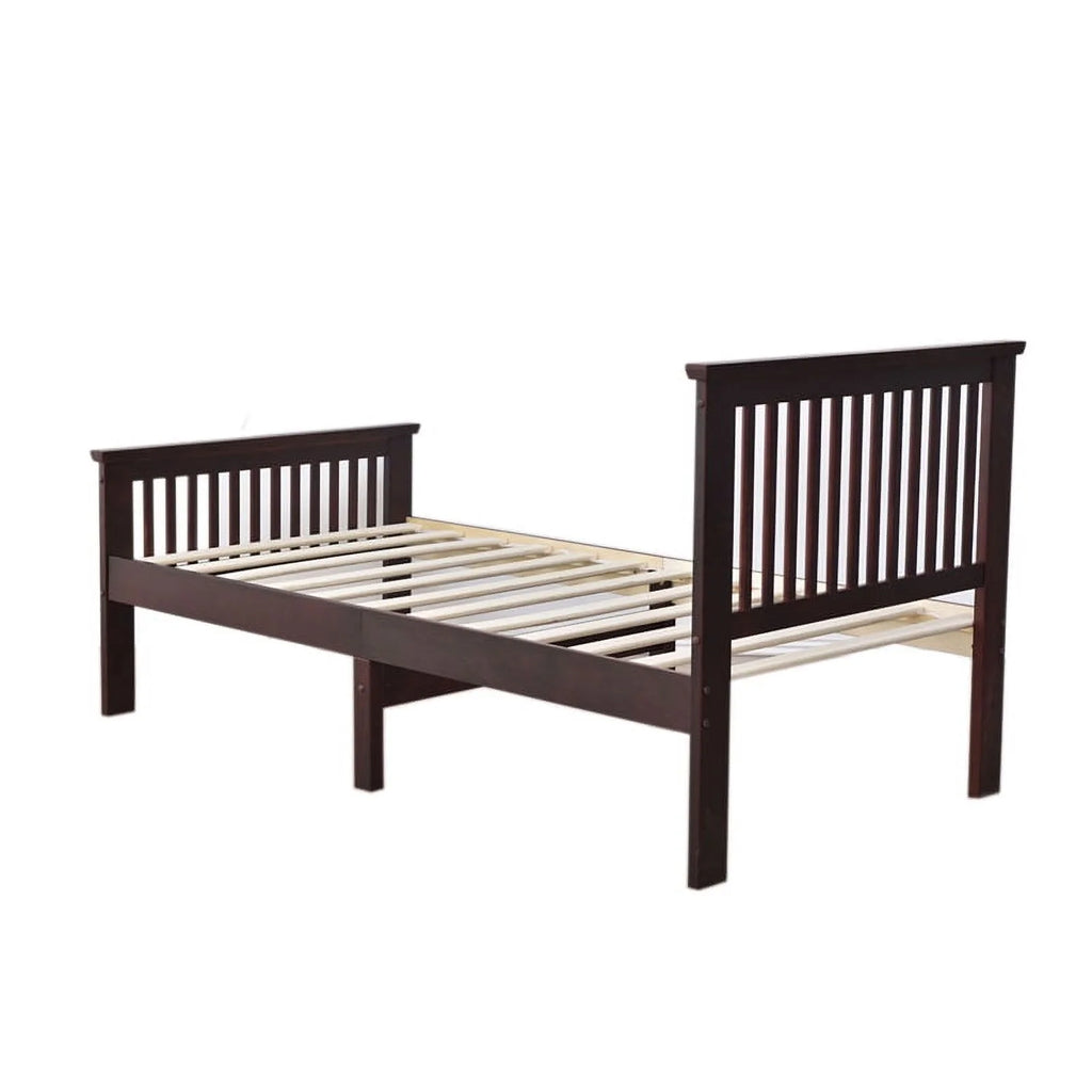 Pine Twin Bed and 2-Drawer Nightstand Set Y66122