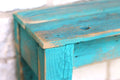 Turquoise Rustic Accent Table T155
