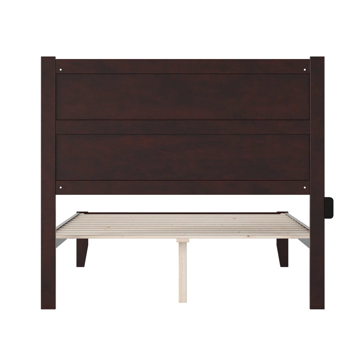 Solid Wood Full Bed with USB Charging Station T12321