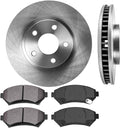303 mm 5 Lug Brake Disc Rotors + Metallic Brake Pads N69465
