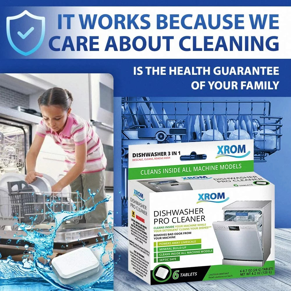 Dishwasher Cleaner and Descaler, 6 Treatments P6436