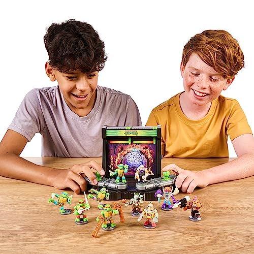 Teenage Mutant Ninja Turtles Battle Arena with 35+ Battle Sound Effects and 2 Exclusive Battling Mini Warriors Q1709