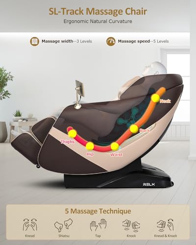 Beige Full Body Zero Gravity Shiatsu Massage Chair E50323