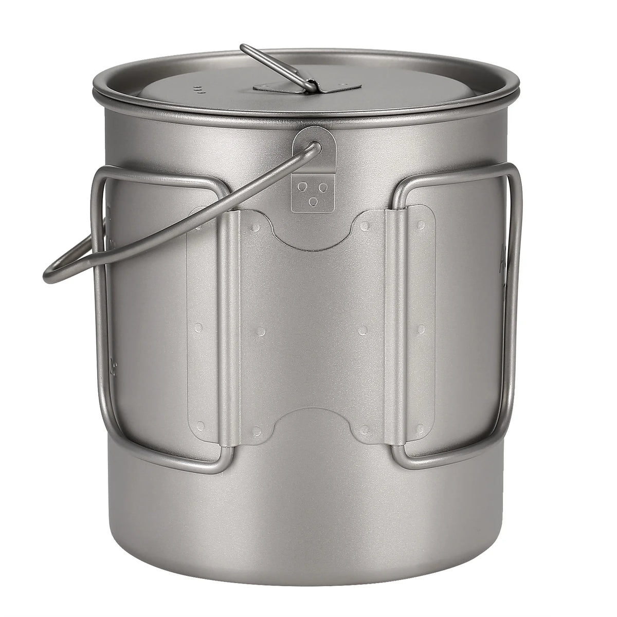 Titanium Cup 750ml Outdoor Portable Water Cup with Lid Handle D5539