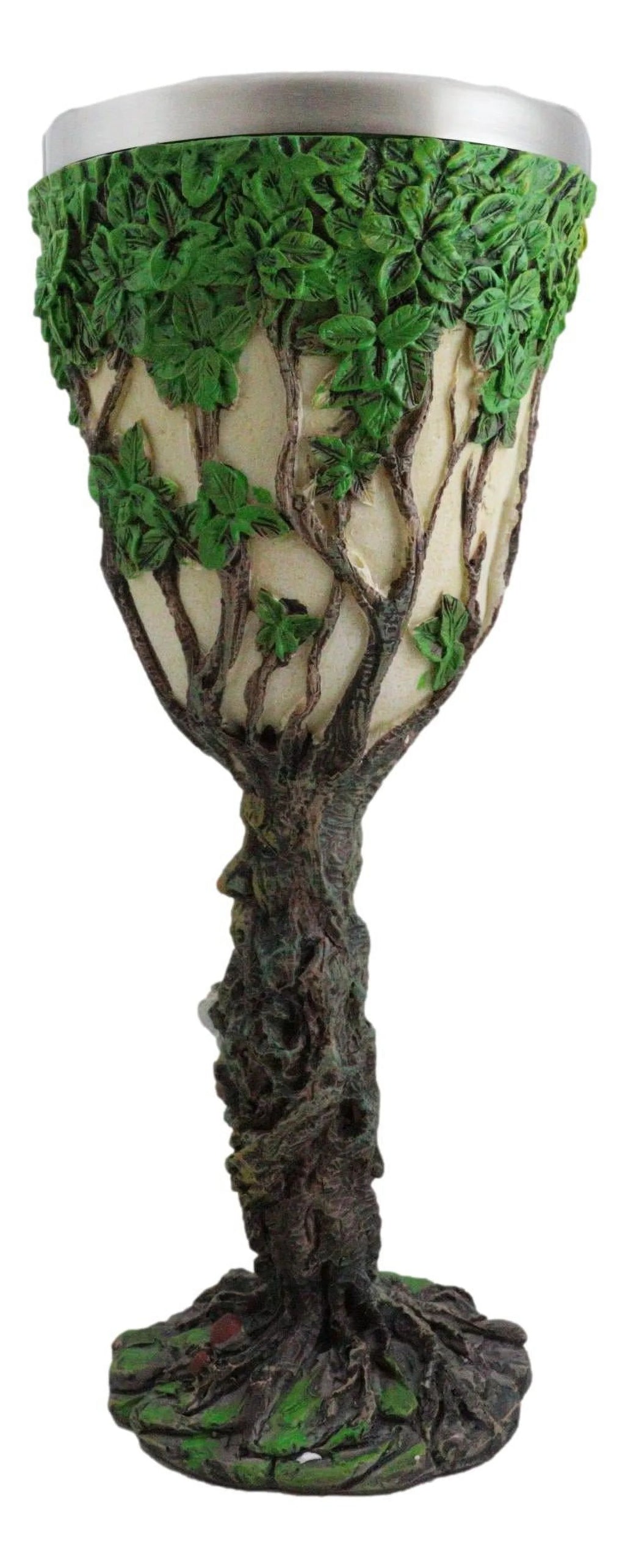 Greenman Tree Of Life Wine Goblet Chalice Cup 6oz Q278950