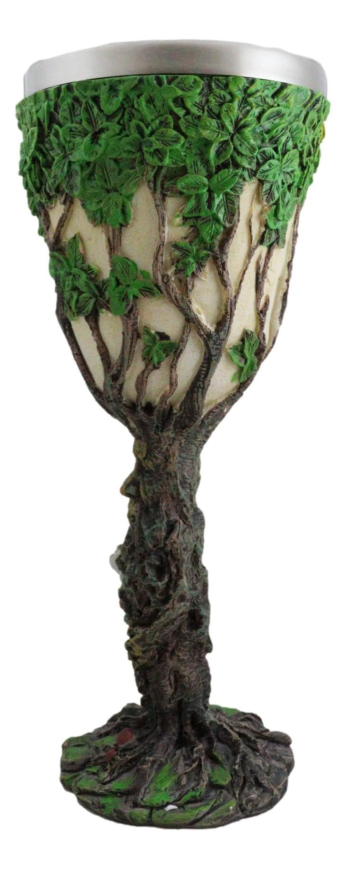 Greenman Tree Of Life Wine Goblet Chalice Cup 6oz Q278950