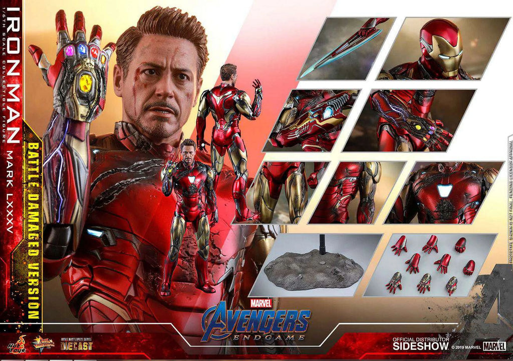 Iron Man Mark LXXXV Battle Damaged Collectible Figure P275