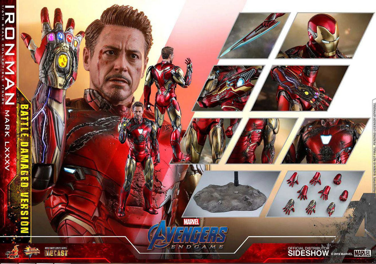 Iron Man Mark LXXXV Battle Damaged Collectible Figure P275
