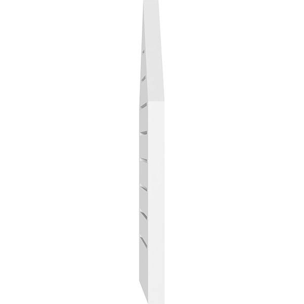 Peaked Top Surface Mount PVC Gable Vent J200217