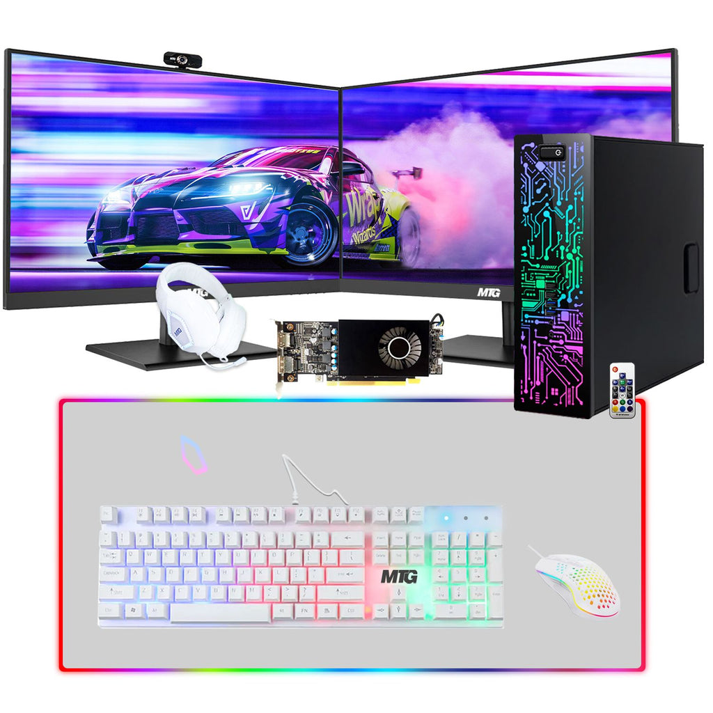 Intel Core i5 6th Gen AMD RX 550 Graphics 32GB RAM 240GB SSD + 3TB HDD Gaming Desktop PC S200