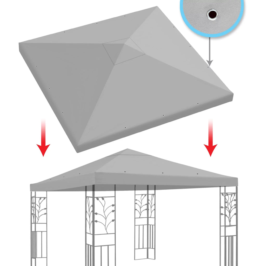 Replacement Top Cover for 10'X10' Gazebo Canopy A13558