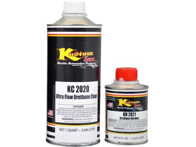 Sterling Silver Metallic Urethane Basecoat Clearcoat Car Paint Quart Kit D3625