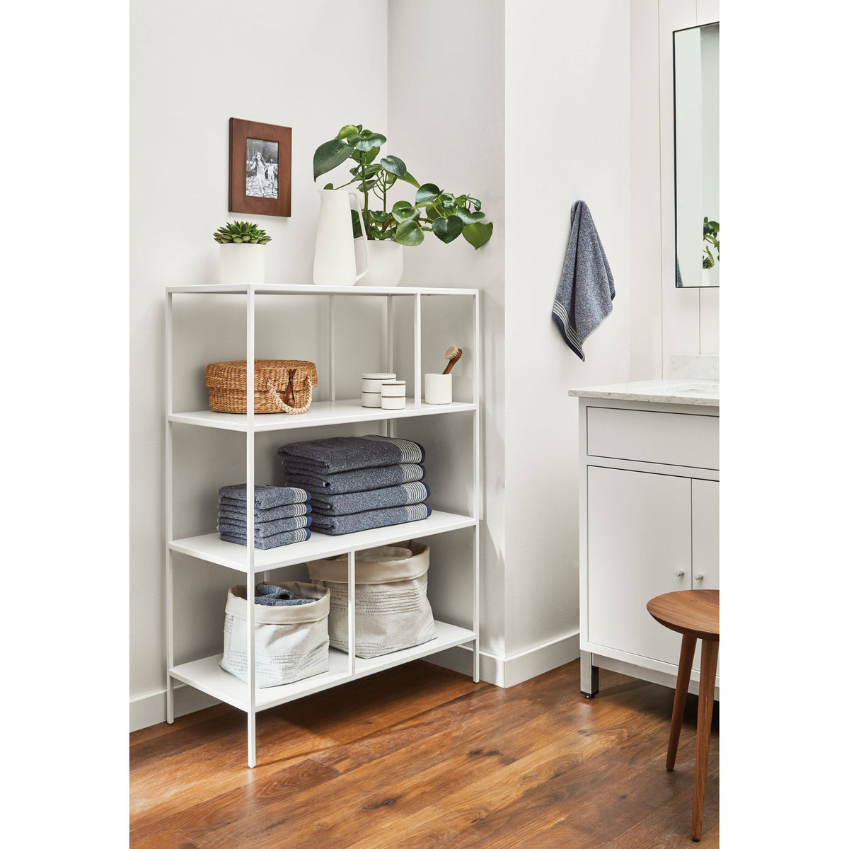 Modern Bookcase 15d 36W 72H in Saffron G74390