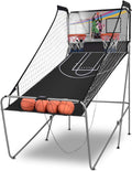 Foldable Basketball Arcade Game with LED Scoring System F586