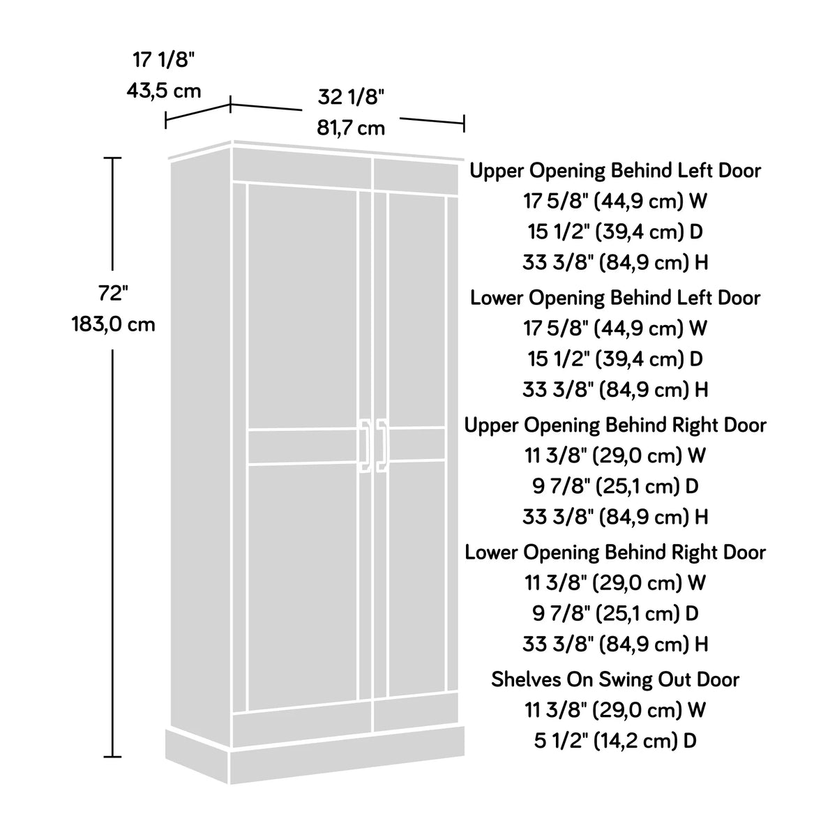 Spring Maple Finish Storage Cabinet F36733