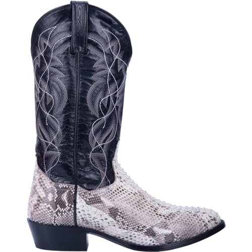 Men's Python Round Toe Western Boot D8553