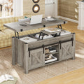 Gray Lift Top Coffee Table with Storage C305