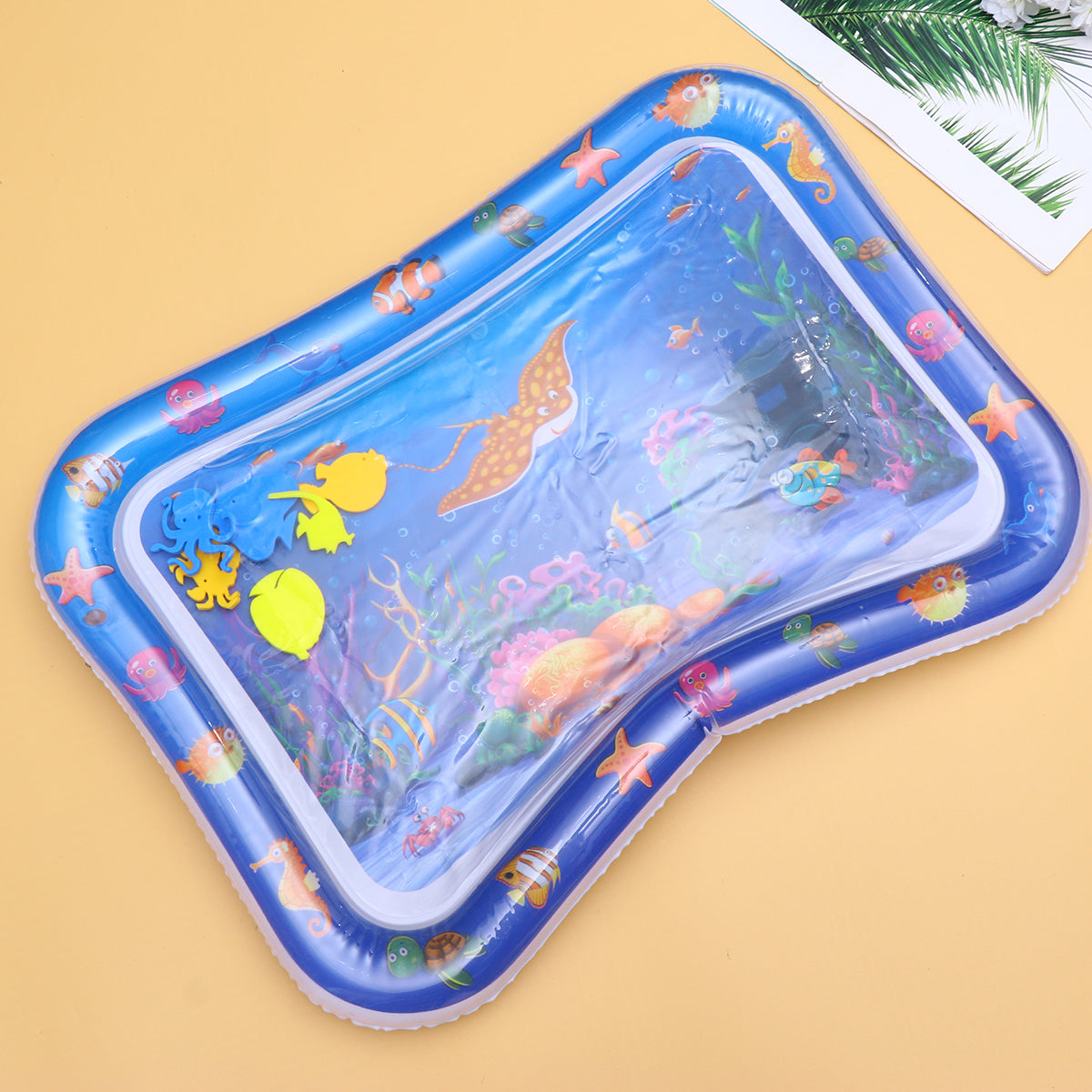 Inflatable Crawling Cushion Water Play Mat (Blue) F232474