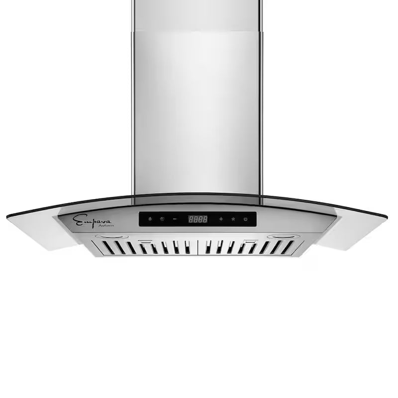 30 in. 400 CFM Stainless Steel Wall Mount Range Hood with Light B3869