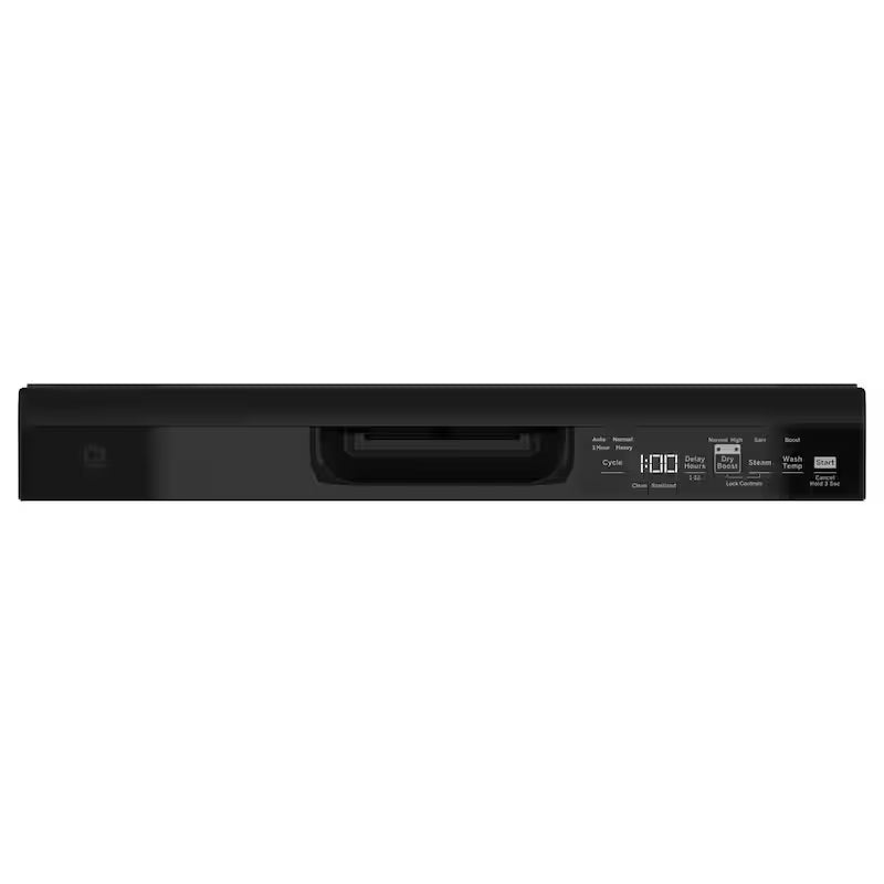 Black 24 in. Built-In Tall Tub Dishwasher Q629
