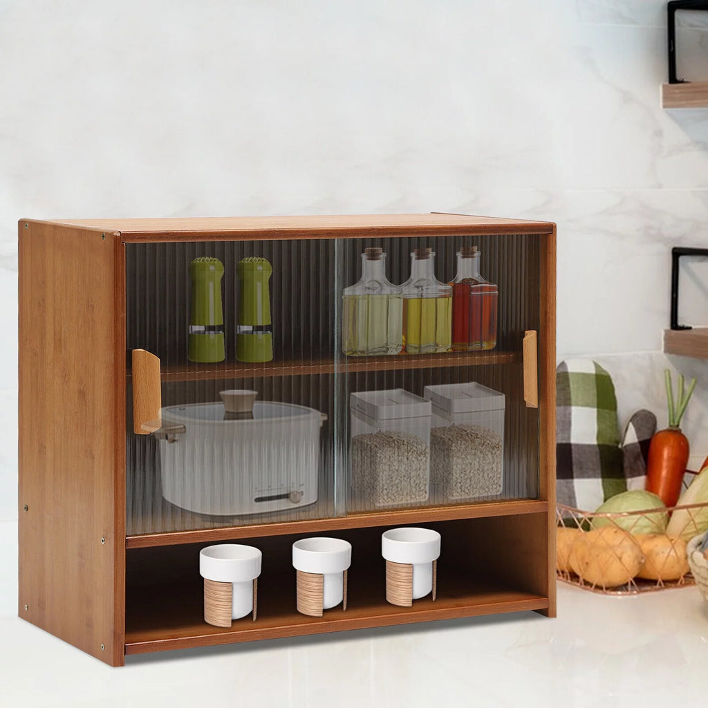 Small Kitchen Cabinet Sideboard with Sliding Door I1710